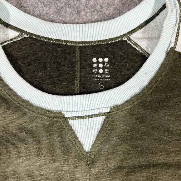 Title Nine Dress Womens Small Sweatshirt Pockets Green Casual Athleisure Outdoor - Picture 3 of 9